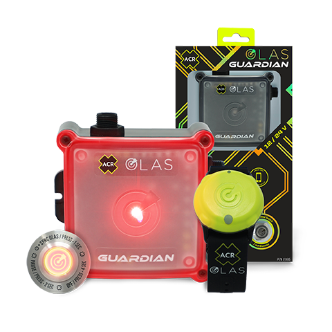 ACR OLAS Guardian Engine Shut Off System with Crew Tag
