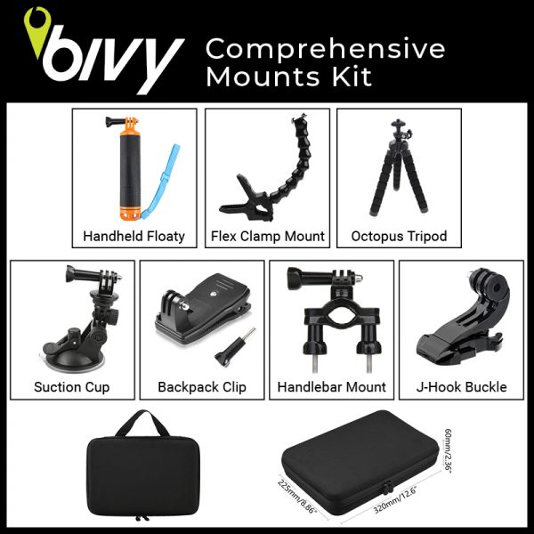 Bivy Stick Comprehensive Mounts Kit