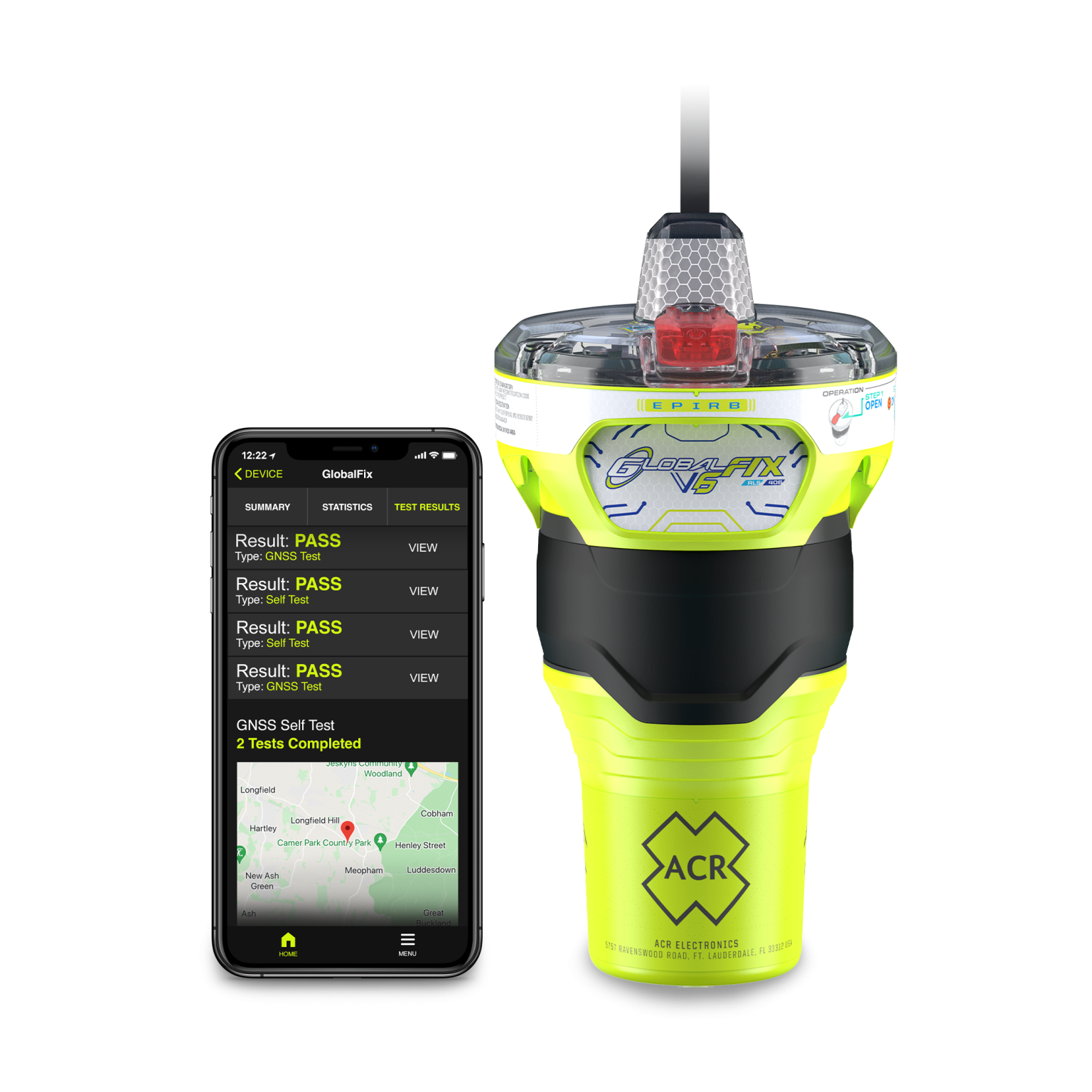 GlobalFIX V6 GPS EPIRB Emergency Positioning Indicating Radio Beacon