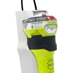 ACR GlobalFix V6 GPS EPIRB with category 2 bracket angled left