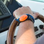 wrist fob on the Olas Guardian Engine Shut Off System