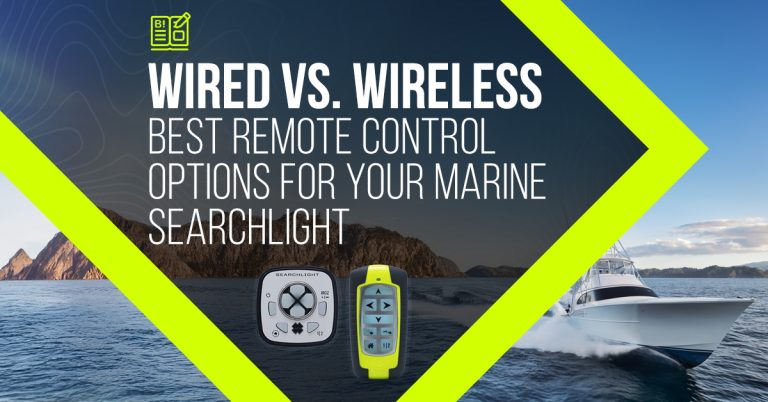 Kontrollalternativer for marine søkelys: Kablet vs. trådløs – hva er best for deg?