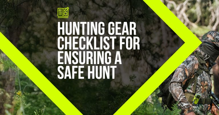 Lista di controllo dell'attrezzatura da caccia per garantire una caccia sicura