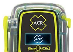 Écran de veille ACR du ResQLink View RLS avant activation d'urgence