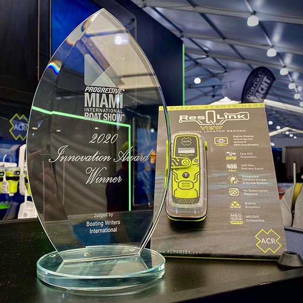 ACR Electronics ResQLink View Personal Locator Beacon Wins Miami Innovation Award