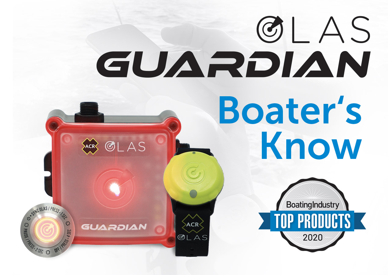 ACR Electronics OLAS Guardian Wireless Engine Kill Switch Named Boating Industry Top Product of 2020