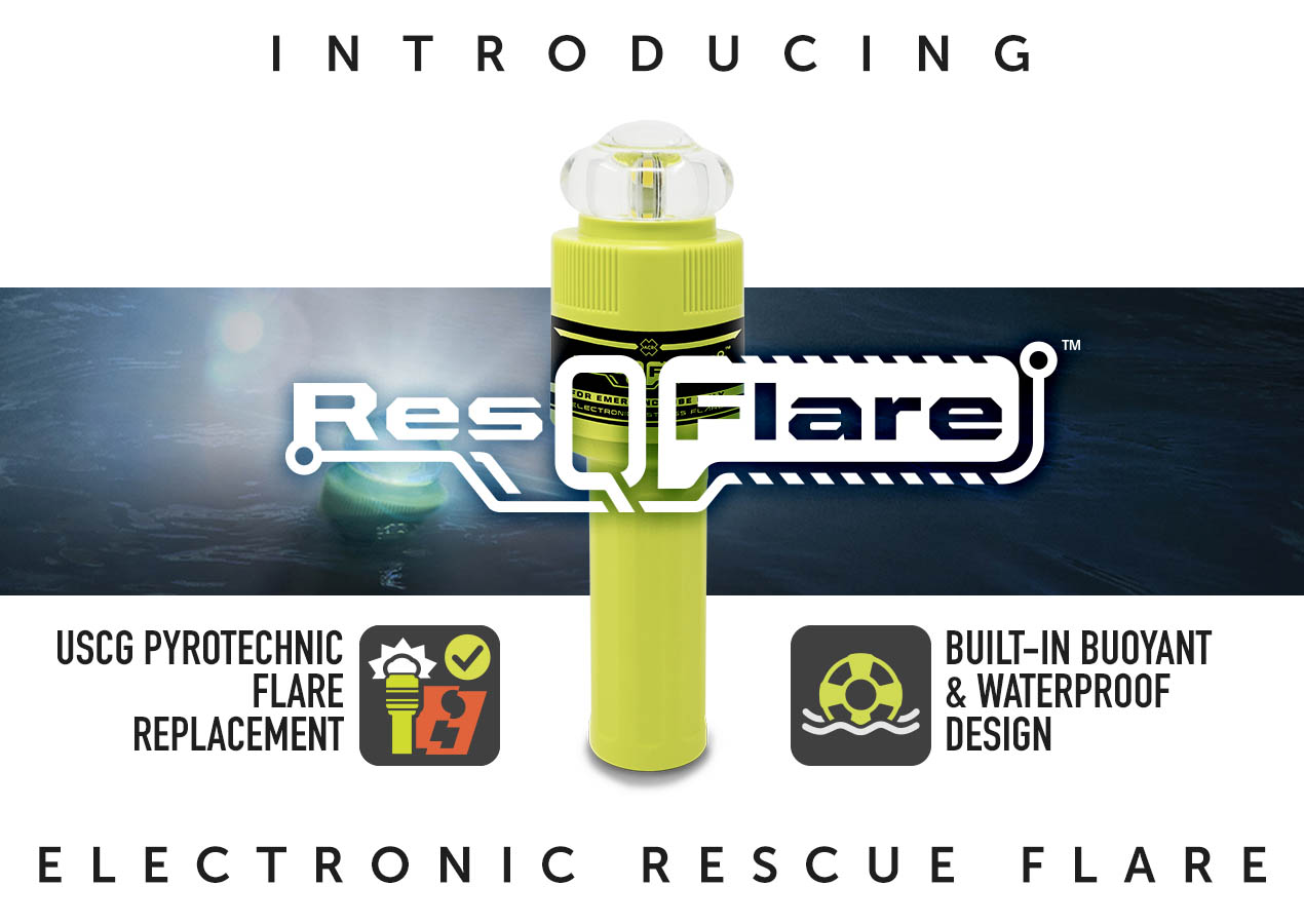 ACR Electronics introduces ResQFlare and Distress Flag as USCG-certified alternative to pyrotechnic flares